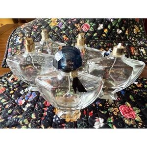 5X SHALIMAR GUERLAIN PARIS FRANCE EMPTY PERFUME BOTTLES EAU DE TOILETTE 3oz/90ml
